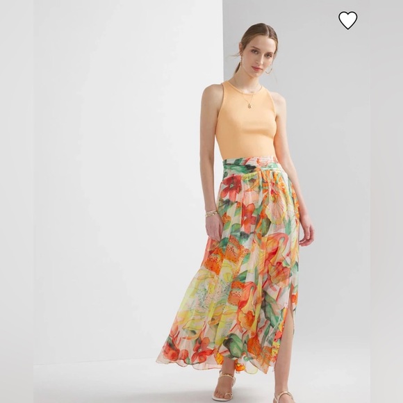 White House Black Market Dresses & Skirts - NWT WHBM Drama Maxi Skirt Size 6